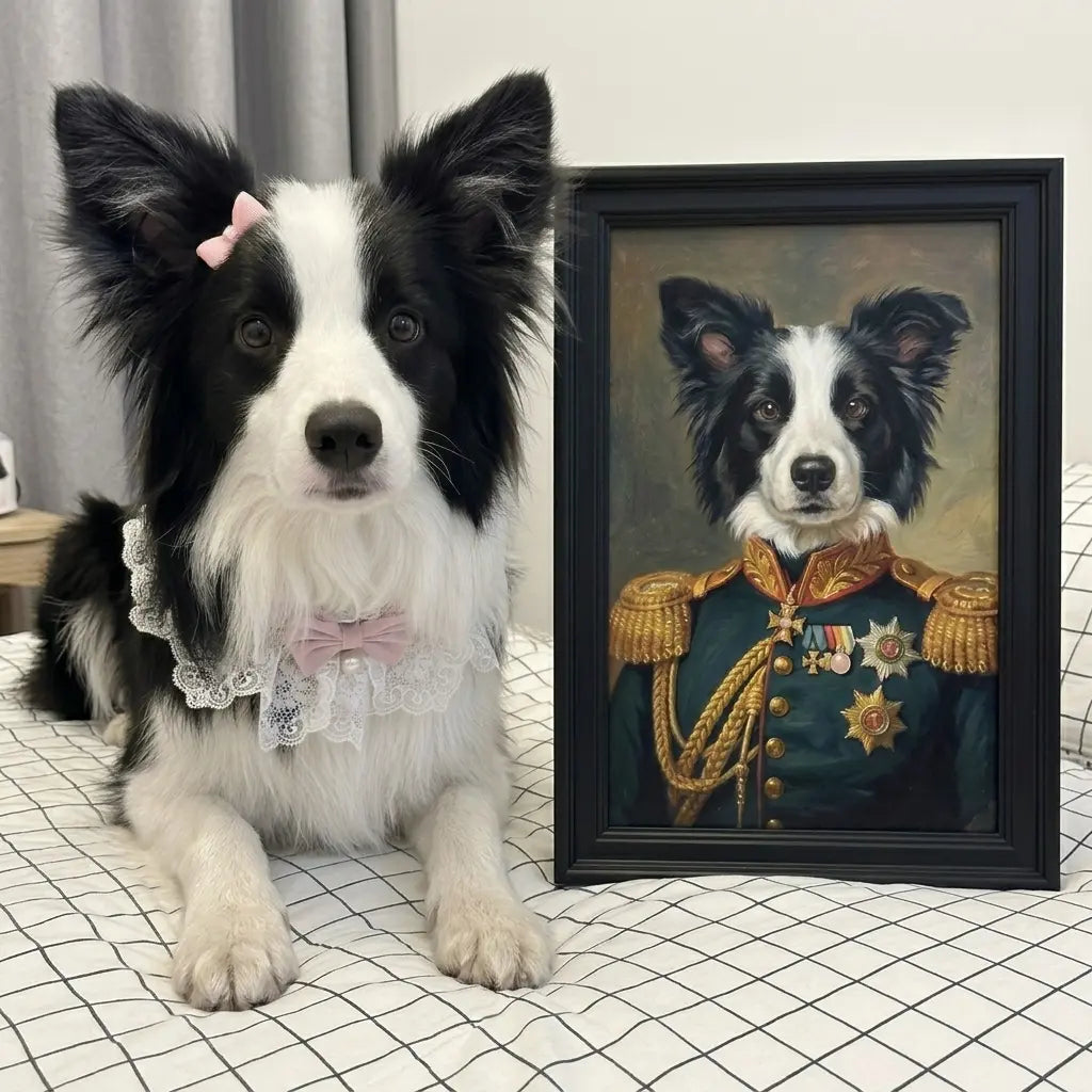 custom border collie general portrait_webp