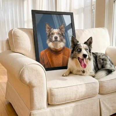 The Professor Custom Pet Portrait