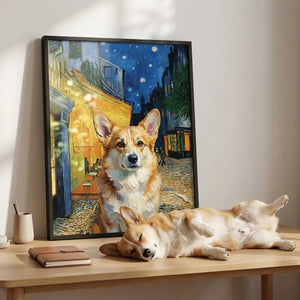 The Cafe Terrace Custom Pet Portrait