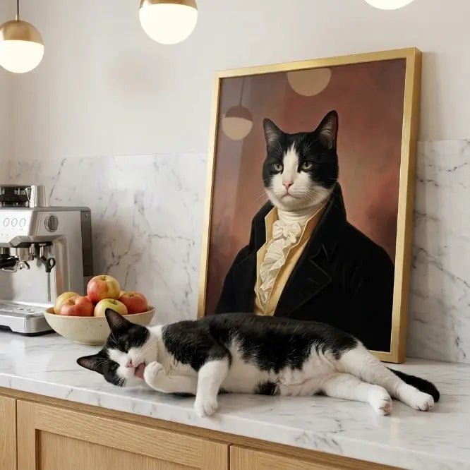 custom pet portrait george washington founding father portrait pet canvas art alt1212 — view 5